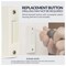 Newhouse Hardware Unlighted Door Chime Push Button, White BT1W - alternate 6